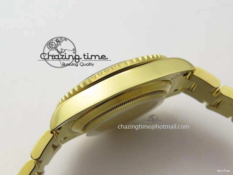 MiroTime 0116 RelaxedFit GMT-Master II 116718 LN Bp-Maker Best Edition YG Wrapped Bezel Black Dial On YG Bracelet ETA 3988